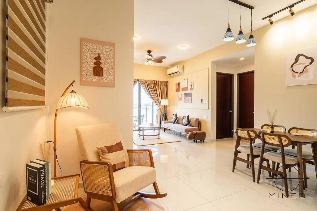 Kingsbay A #Seaview #Woodenstyle #4Pax Apartment Johor Bahru