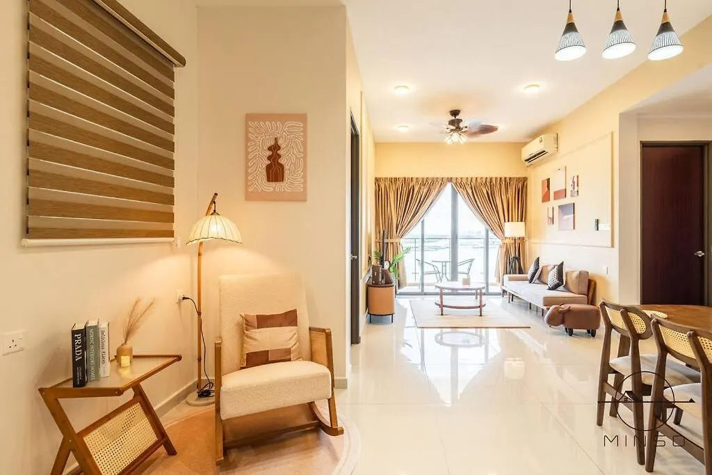 Kingsbay A #Seaview #Woodenstyle #4Pax Apartment Johor Bahru